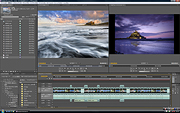 ʂȃC[WŕҏWłuAdobe Premiere Pro CS3vuAdobe Premiere Elementsv