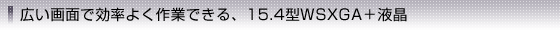 LʂŌ悭ƂłA15.4^WSXGA{t