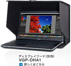 ディスプレイフード(別売)VGP-DHA1