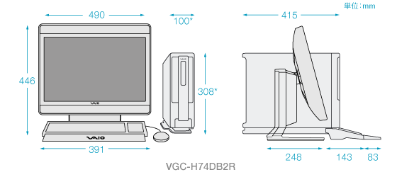 VGC-H74DB2R