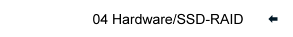 Hardware/SSD-RAID