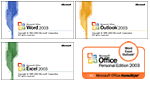 uMicrosoft Office Personal Edition 2003vSfɓځB