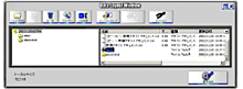 ハードディスク内にあるファイルから手軽にCD作成が可能