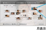 月表示