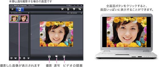 Webカメラ《MOTION EYE》で静止画・動画を撮影