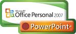 uMicrosoft Office Personal 2007 with Microsoft Office PowerPoint 2007v ʎʐ^